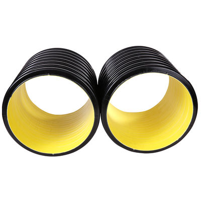 ISO9001 HDPE η αποξήρανση διοχετεύει με σωλήνες το ζαρωμένο σωλήνα 200mm 300mm