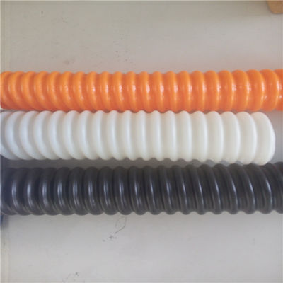 HDPE πάχους 1mm διπλοτειχισμένος ζαρωμένος ρόλος σωλήνων 200M/